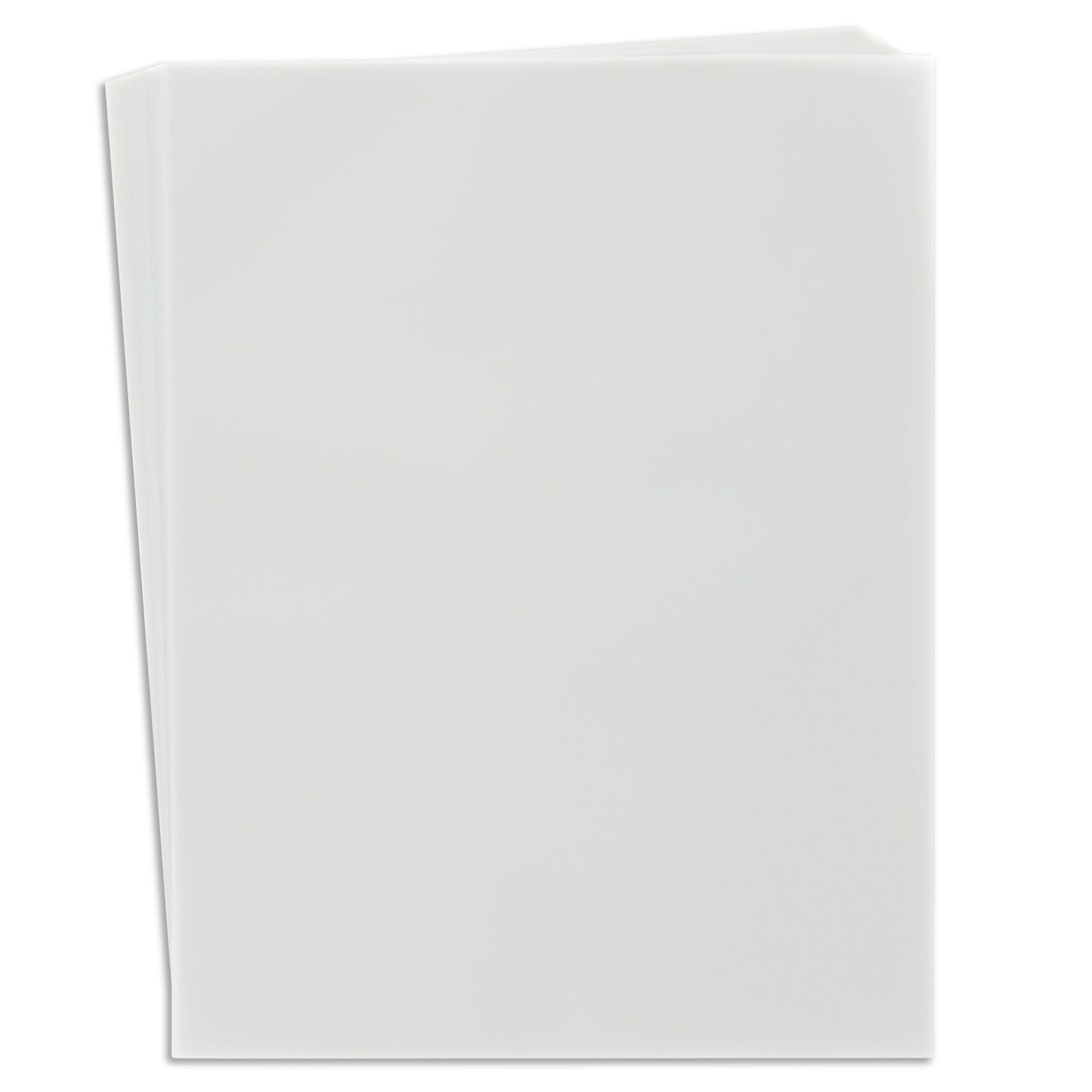 100 Sheets Pack Vellum Paper - White Translucent Sketching Paper - 8.5 x 11